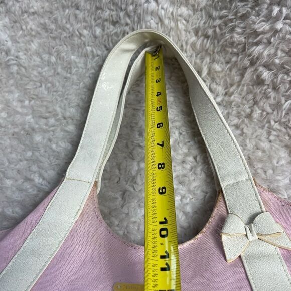Juicy Couture Canvas metallic pink and white large tote bag. - Picture 9 of 14